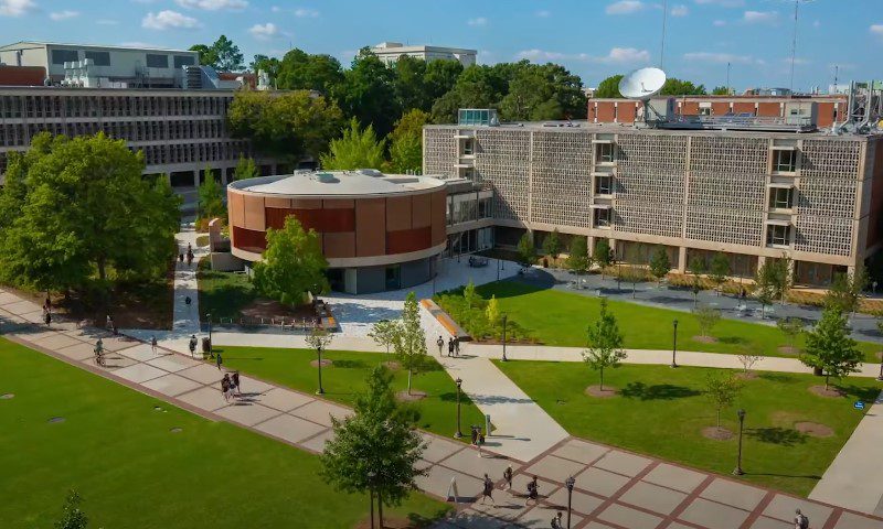Georgia Institute of Technology, drone view